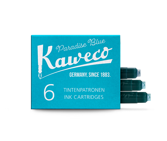 Kaweco cartouches d'encre - Paradise Blue