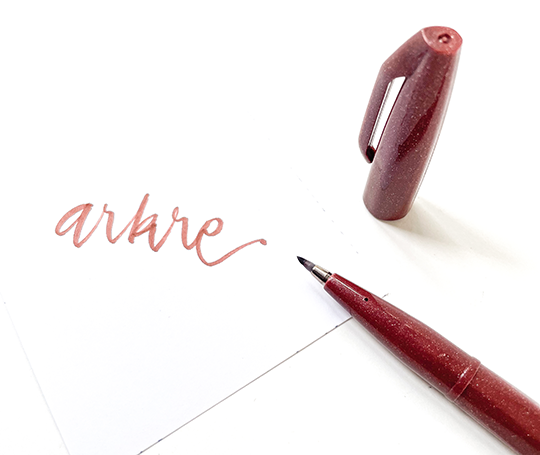 Feutre Brush Sign Pen - Marron