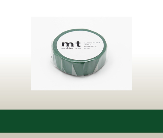 MT uni - washi tape Vert paon