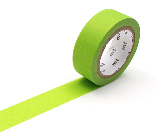 MT uni - washi tape Vert mat