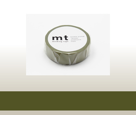 MT uni - washi tape Olive - Uguisu