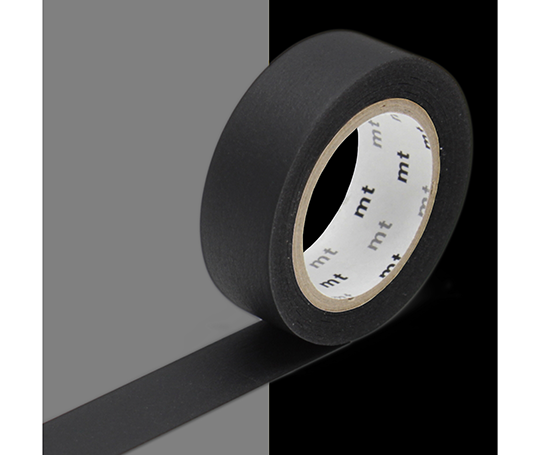 MT uni - washi tape Noir mat