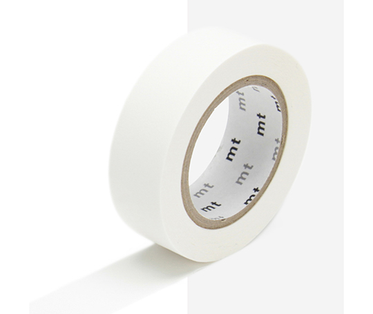 MT uni - washi tape Blanc mat