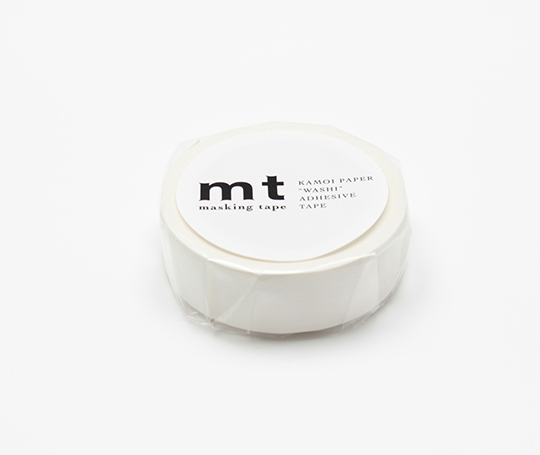 MT uni - washi tape Blanc mat