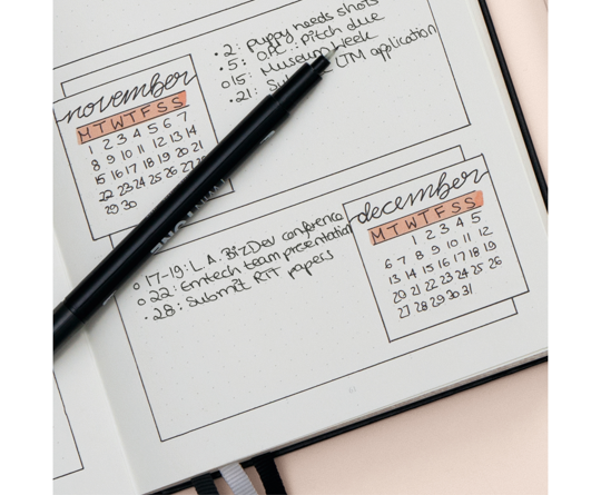 Leuchtturm carnet Bullet Journal - Black