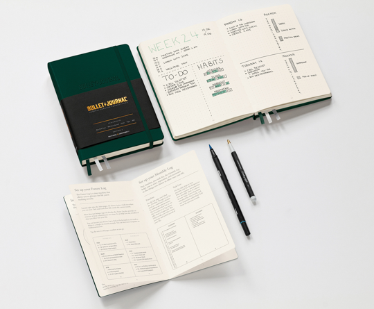 Leuchtturm carnet Bullet Journal - Green23