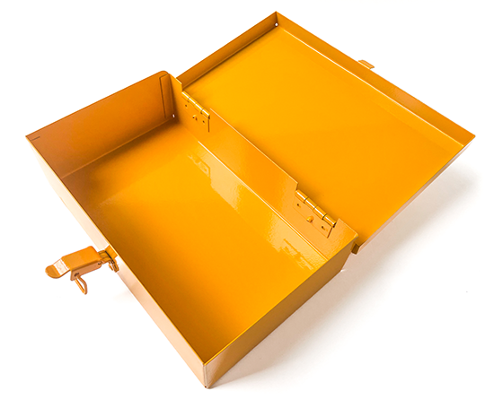 Boîte en métal - Orange