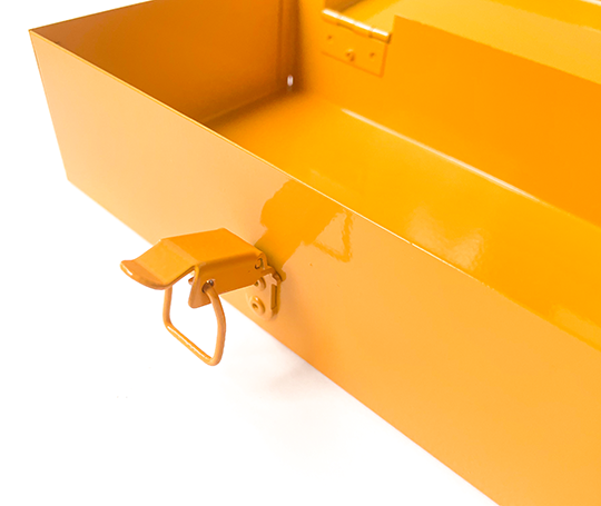 Boîte en métal - Orange