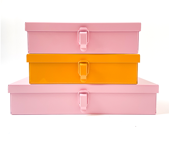 Boîte en métal - Rose