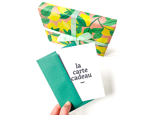  Carte cadeau  - Email - Nouveau départ: Gift Cards